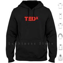 Tedx Fan Art Hoodie Long Sleeve Tedx Tedx X Red White Logo Urban Culture Ted 2024 - buy cheap