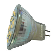 Holofote led 6w gu4 (mr11), 12 smd 5730 570 lm dc 12v, branco quente Holofote led 6w gu4 (mr11), 12 smd 5730 570 lm dc 12v, branco quente
