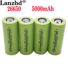 4PCS 26650 lii-50A lithium battery 3.7V 5000mAh 26650 50A rechargeable battery suitable for flash light Power Tools 2024 - buy cheap