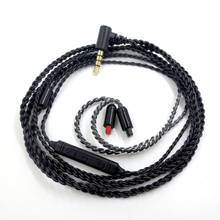 Аудио кабель для SE215 IE80S A2DC LS70 IM50 наушников L локоть Upgrate кабель 0,78 2pin для 04 Gray Jaundice Sennheiser ATH 2024 - купить недорого