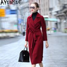AYUNSUE Double Side 100% Wool Coat Autumn Winter Jacket Women Clothes 2020 Woolen Coat Female Korean Jackets chaqueta mujer MY 2024 - buy cheap