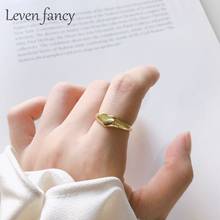 Anillo de Plata de Ley 925 con forma de corazón para mujer, sortija apilable, plata esterlina, estilo Boutique, regalo de aniversario 2024 - compra barato