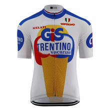 Camiseta de ciclismo Retro para hombre, ropa de manga corta para bicicleta de montaña, equipo profesional, de verano, novedad 2024 - compra barato