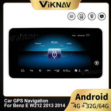 Radio con GPS para coche, reproductor multimedia estéreo con Android, unidad principal, grabadora de cinta, para Benz E W212 2013 2014 2024 - compra barato