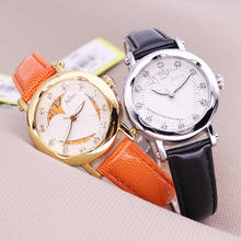 Relógio feminino julios top, bracelete de couro legítimo, retrô, sem caixa 2024 - compre barato