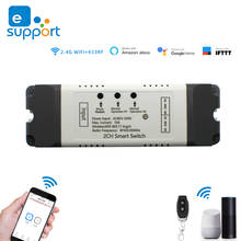 2CH WIFI Smart Switch Controller For Garage Door Opener  work with Alexa Echo Google Home eWeLink APP Control No Hub Require 2024 - buy cheap