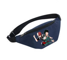 Unisex Fanny Pack women Belt Waterproof Chest Handbag Waist Bag Ladies Waist Pack Belly Bags For anime My Hero Academia 2024 - buy cheap