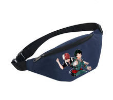 Bolsa de cintura unissex para mulheres, cinto, à prova d'água, bolsa de peito, mochila de cintura, para anime my hero academia 2024 - compre barato