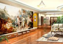 Papel tapiz 3d con foto personalizada, personaje de palacio de estilo europeo, Fondo de lujo para sala de estar, sofá, decoración de pared, Mural 2024 - compra barato