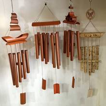 Outdoor Bamboo Wind Chimes Yard Antique Garden Tubes Handmade Crafts Bell Copper Yard Relaxing WindChime Wall Hanging Decoration 2024 - buy cheap