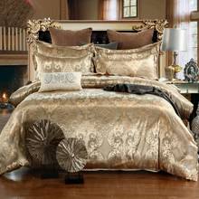 Juego de ropa de cama de Jacquard para adultos, edredón de lujo de tamaño King, de alta calidad, color dorado, 51 2024 - compra barato