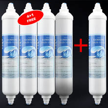 Filtro de água de geladeira externo substituível compatível com ge gxrtdr, samsung DA29-10105J, lg 5231ja2010b/c (4 + 1 livre) 2024 - compre barato