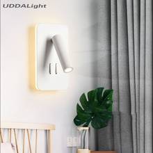 Night Light for Bedroom 3W 6W Wall Sconce Study Living Room Adjustable with Switch Reading Lamp 2024 - buy cheap