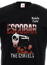 Escobar The Cartels Colombia Medellin Cartel Running T Shirt 2019 Fashion Unisex Tee 2024 - buy cheap