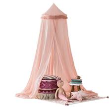 Mosquiteiro pendurado para berço, decoração de quarto, para meninas, princesas 2024 - compre barato