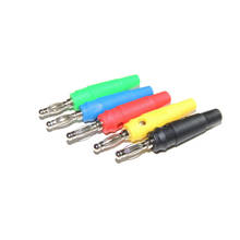 4mm banana plug conector macho tipo de solda para teste de multímetro leva alto-falante fio cabo rc lipo bateria carregador adaptador 2024 - compre barato