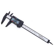 PROSTORMER-calibrador Vernier de fibra de carbono Digital LCD, regla micrométrica de 6 pulgadas, 0-150mm, herramienta de medición 2024 - compra barato