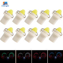 10PCS B8.5D B8.5D LED Wedge Car Dashboard Lights COB 1 SMD Instrument Panel Guage Cluster Auto Bulbs White Red Blue Green 12V DC 2024 - buy cheap