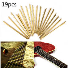 19 Pcs Brass Classical Guitar Frets Acoustic Guitar Fret Wire Set Width 2.2 mm hot sale 2024 - buy cheap