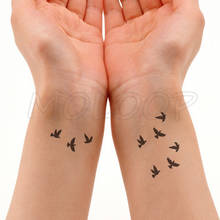 Tatuaje temporal a prueba de agua, pegatina con patrón de pájaro y animal, tatuajes falsos Flash para niña, hombre, mujer y niño 2024 - compra barato
