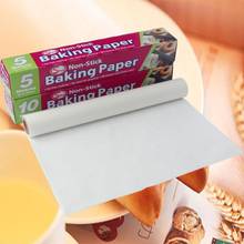 Greaseproof Oven Bakeware Baking Cooking Paper 5M10M Baking Paper Parchment Paper Rectangle Baking Sheets for Bakery BBQ Party 2024 - buy cheap