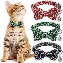 Collar con pajarita para gato, Collar ajustable con campana, Kimono japonés, estilo Ninja, para gatos, gatitos y cachorros, 2020 2024 - compra barato