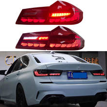 Автомобиль Стайлинг противотуманные светильник ры задний фонарь для BMW G30 задсветильник s 2018-2019 525i 530i F90 G38 светодиодный указатель поворота DRL стоп-сигнал 2024 - купить недорого