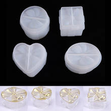 Round Heart DIY Epoxy Mould Handcraft Silicone Molds For Soap Candle Bowknot Storage Box Mold Ornament Decor moule silicone 2024 - buy cheap