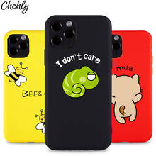 Funny Cartoon Phone Case for IPhone 6s 7 8 11 12 Plus Pro Mini X XS MAX XR SE Cases Soft Silicone TPU Fitted Back Shell Cover 2024 - buy cheap