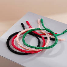16 Colors Handmade Tibetan Buddhist Lucky Charm Bracelets&Bangles Simple Rope Knot Braided Friendship Bracelet Men Women Jewelry 2024 - buy cheap