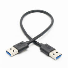 Двойной тип A для передачи данных USB 3,0 удлинитель 5G Bps Супер Скоростной кабель, шнур синхронизации для радиатора USB 3,0 кабель расширения данных 2024 - купить недорого