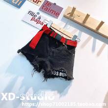 2020 New Kid Summer Jeans Denim Hot Shorts With Waistband 2024 - buy cheap