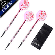 Professional CUESOUL Darts 17g Pink Soft Darts Electronic Soft Tip Darts With Aluminum Alloy Shaft 2024 - buy cheap
