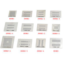 Plantilla de soldadura a presión BGA completa, alta calidad, para DDR DDR2, DDR2-2, DDR2-3, DDR3-2, DDR3-3, DDR5, speci, 12 unidades por lote 2024 - compra barato