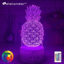 Newest Fruit Pineapple Unique Baby Night Light for Home Decoration Usb Battery Operated Lamp Gift Store Ideas Dropshipping Item 2024 - buy cheap