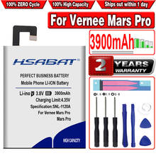 HSABAT 3900mAh Mars Pro Battery for Vernee Mars Pro 2024 - buy cheap