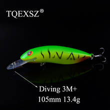 1PCS 105mm 13.4g Fishing Lures Minnow Wobbler VIB Fishig Carp Bait Hard Bait Artificial Crankbait Jerk Bait Pesca Fishing Tackle 2024 - buy cheap