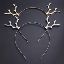 2019 Fashion Iron Hair Accessories Girls Lovely Elk Horn Decoration Hair Hoop Headpiece Prom Deer Ears Headbands Christmas Gift 2024 - buy cheap