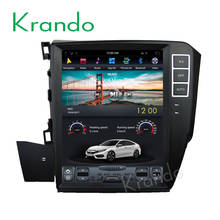 Krando-reproductor Multimedia con Android 9,0 y GPS para Honda, autorradio con pantalla Vertical Tesla de 10,4 ", 4 GB de RAM, WIFI, para Honda Civic RHD 2012-2015 2024 - compra barato