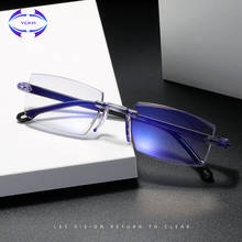 VCKA-gafas para miopía sin marco, lentes de recorte, antiluz azul, TR90, 1 a 4,0 Unisex 2024 - compra barato