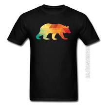Rainbow Bear Harlequin Summer Tops T Shirt Hip Hop Men T Shirt Cheap Funny Animal Pattern Tshirts Oversized Adult Tee Shirt 2024 - buy cheap
