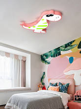 Dinosaur shape ceiling lamp children's room lamp fashion cartoon creative study bedroom ceiling lamp 2024 - buy cheap