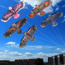 Águia kite de brinquedo para crianças, cores aleatórias, 1.1m, pano de águia kite, brinquedos para crianças, jardim ao ar livre 2024 - compre barato
