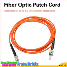 Cable de fibra óptica multimodo ST UPC-ST UPC Simplex 3,0mm OM1 62,5/125um, 1/2/3/10/15/20/30/50m lote, envío gratis 2024 - compra barato