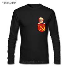 Camiseta masculina clássica de lenin, camiseta engraçada de festa política para homens, terapêutico, urss, revolução 2024 - compre barato