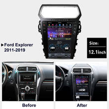 Central multimídia automotiva para ford explorer 2016 2019, 2 din, android 9, com rádio, tela bluetooth, navegação gps, reprodutor multimídia 2024 - compre barato