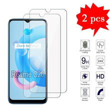 2-1Pcs 9H Glass For Realme C20 Cover Phone Screen Protector 2.5D Protective Film On Realme C 20 Explosion-proof Tempered Glass 2024 - buy cheap