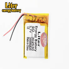 3.7V 300mAh 302530 Lithium Polymer Li-Po Rechargeable Battery power For Mp3 MP4 MP5 GPS PSP mobile bluetooth 2024 - buy cheap