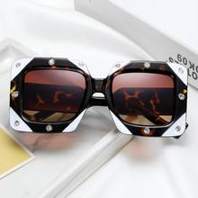 Gafas de sol de moda de diseñador para mujer y hombre, lentes de sol cuadradas de cristal de lujo multicolor, novedad de 2019 2024 - compra barato