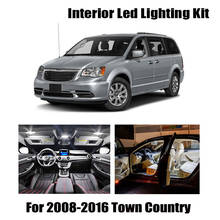 13 Bulbs White Canbus Interior LED Car Light Kit Fit For Chrysler Town Country 2008-2013 2014 2015 2016 Map Dome License Lamp 2024 - buy cheap